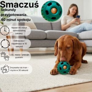 Smaczuś  - odkręcasz, napełniasz, pies ma zajęcie